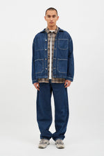 Lade das Bild in den Galerie-Viewer, Niko Worker Jacket Pebble Dark Retro
