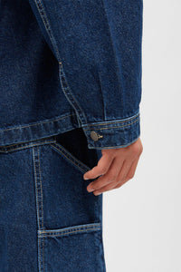 Niko Worker Jacket Pebble Dark Retro