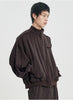 Multi Lace Track Jacket Dark Brown