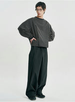 Lade das Bild in den Galerie-Viewer, Sculptured Stripe Longsleeve Black
