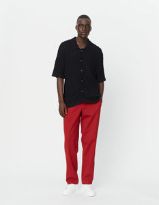 Garrett Knitted Shirt Black