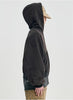 Cropped Washed Up Hoodie Black