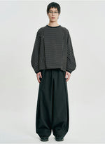 Lade das Bild in den Galerie-Viewer, Sculptured Stripe Longsleeve Black

