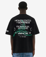 Lade das Bild in den Galerie-Viewer, Higher States T-Shirt Black
