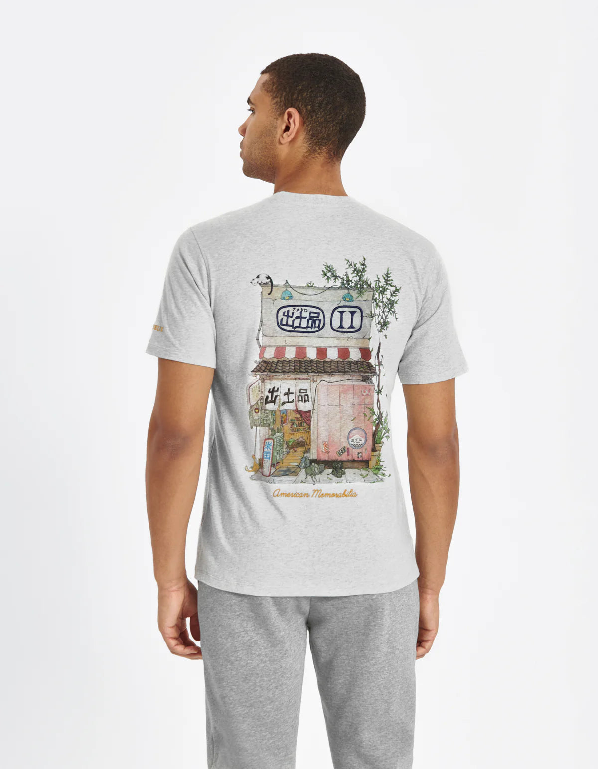 Hiroto T-Shirt Snow Melange