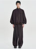 Multi Lace Track Jacket Dark Brown