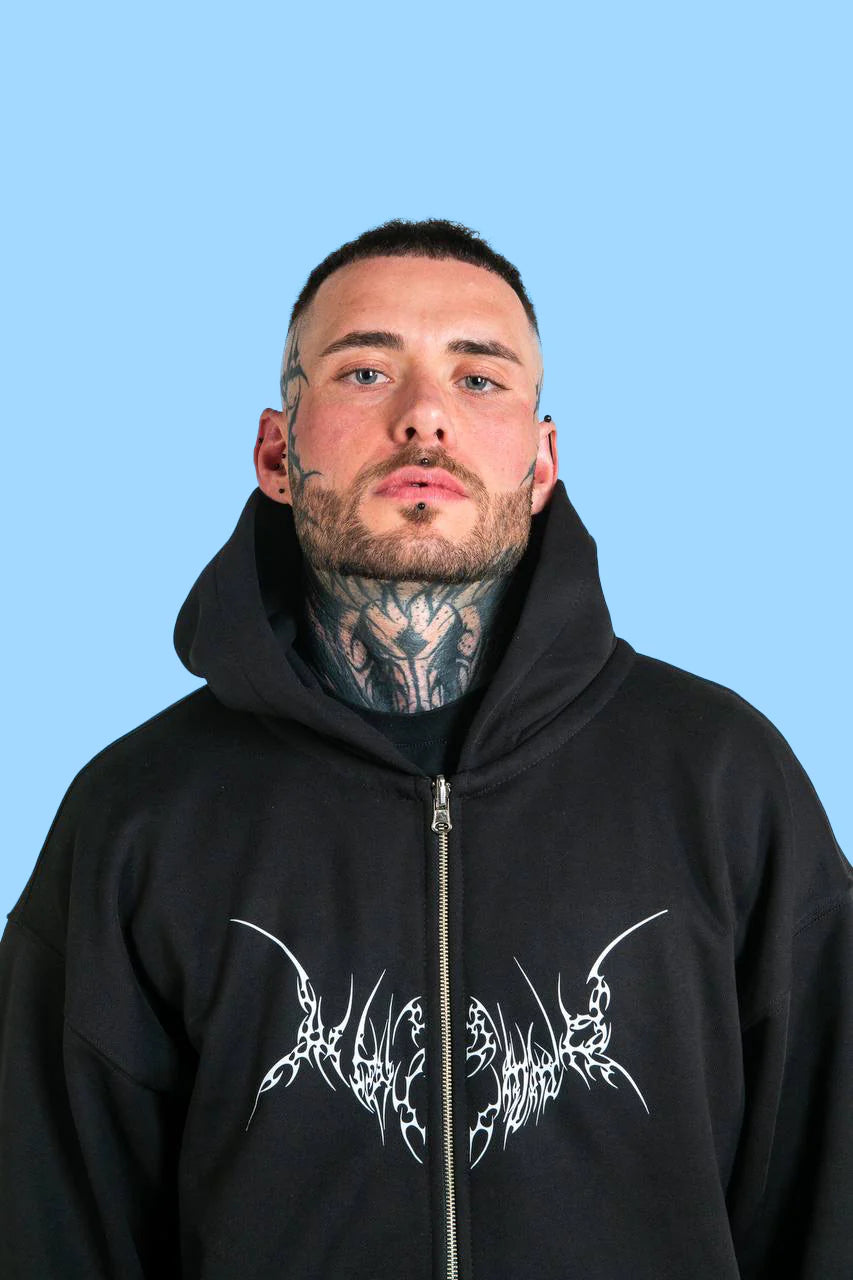 Whnzmmr Zip Hoodie SS3 Black