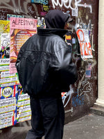 Lade das Bild in den Galerie-Viewer, Racing Leather Jacket Black
