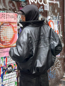 Racing Leather Jacket Black