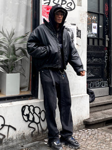 Racing Leather Jacket Black