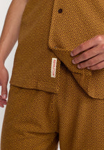 Lade das Bild in den Galerie-Viewer, Jacquard S/S Cuban Shirt Yellow
