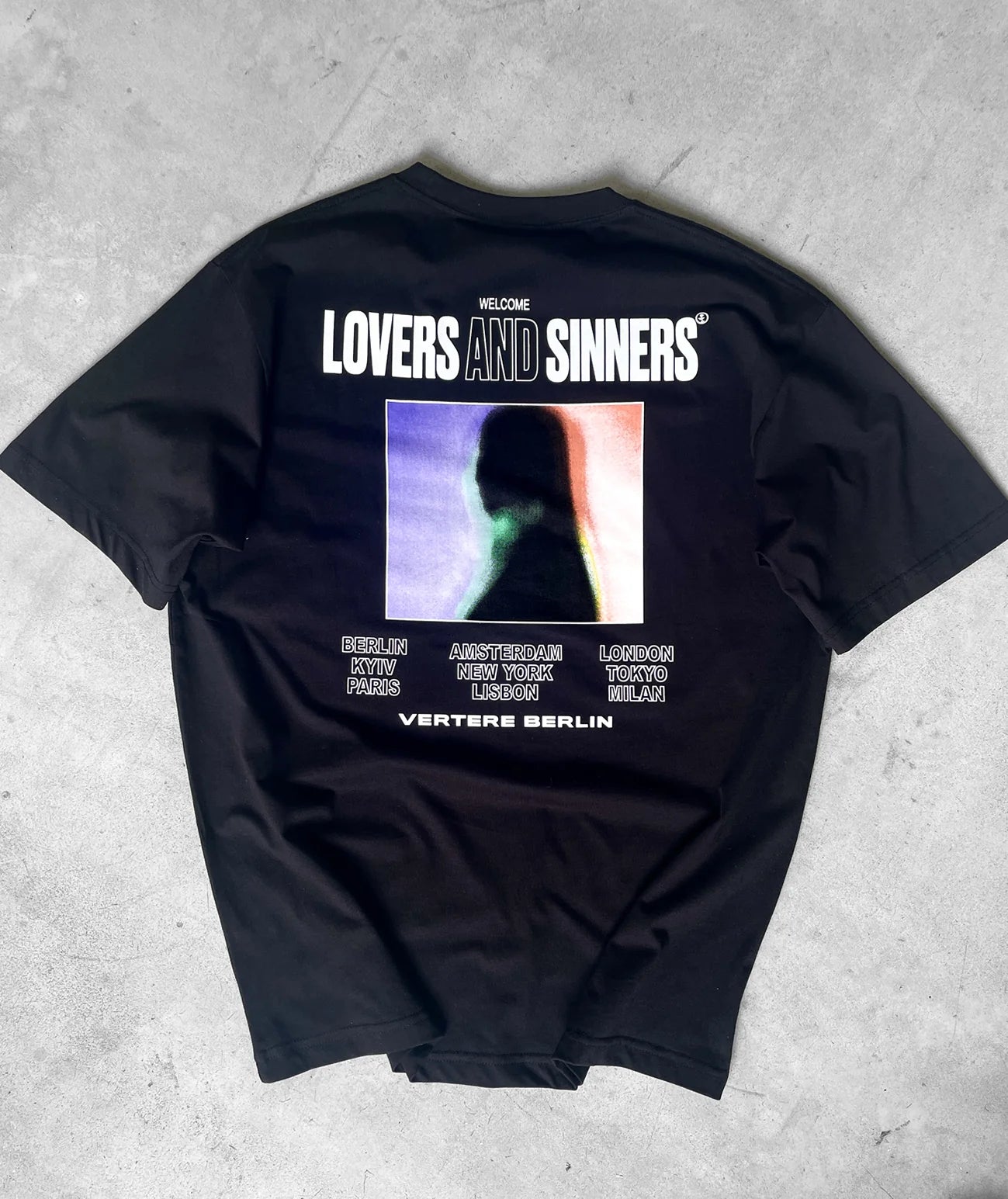 Vertere Lovers & Sinners T - Shirt Schwarz