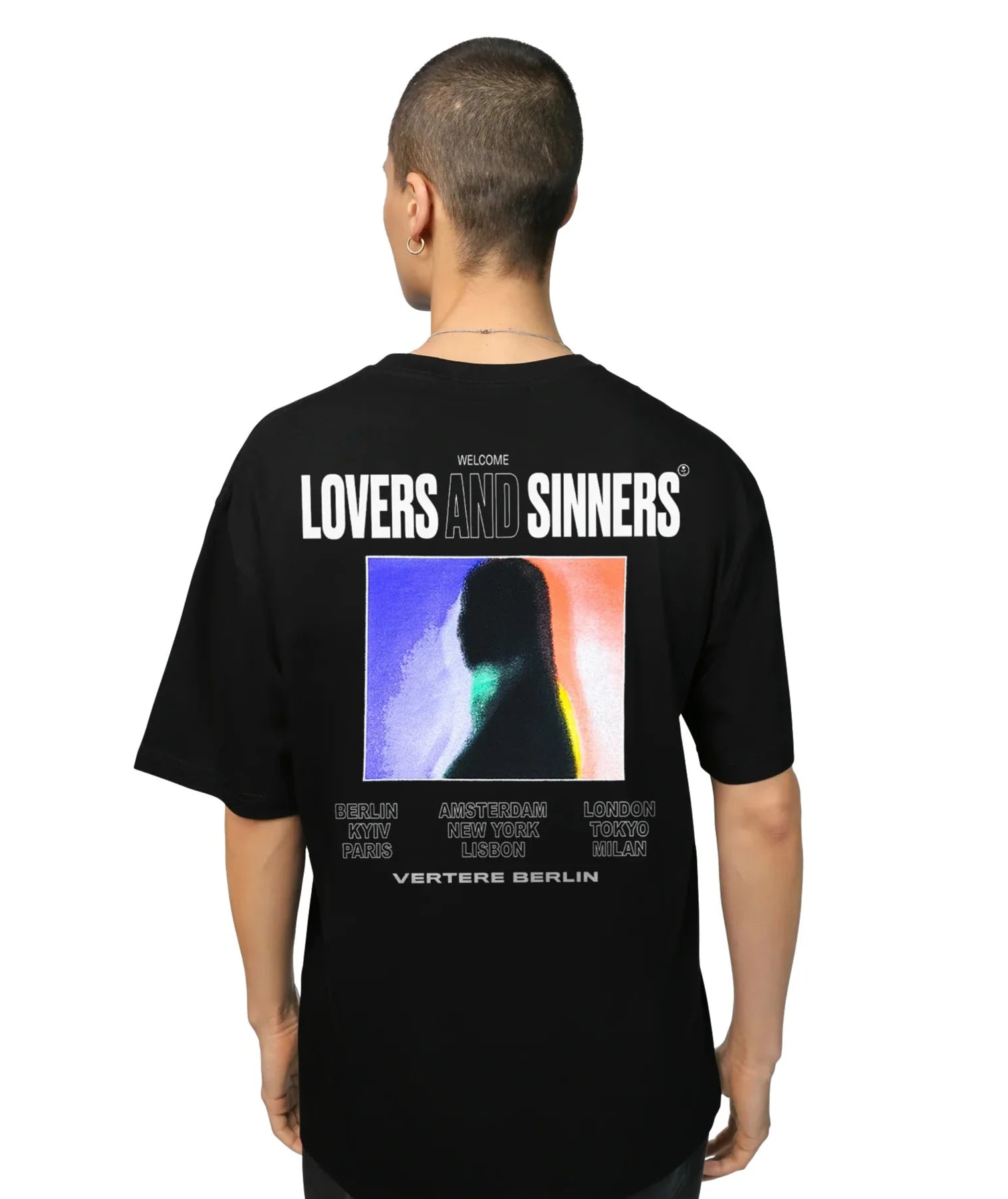 Vertere Lovers & Sinners T - Shirt Schwarz