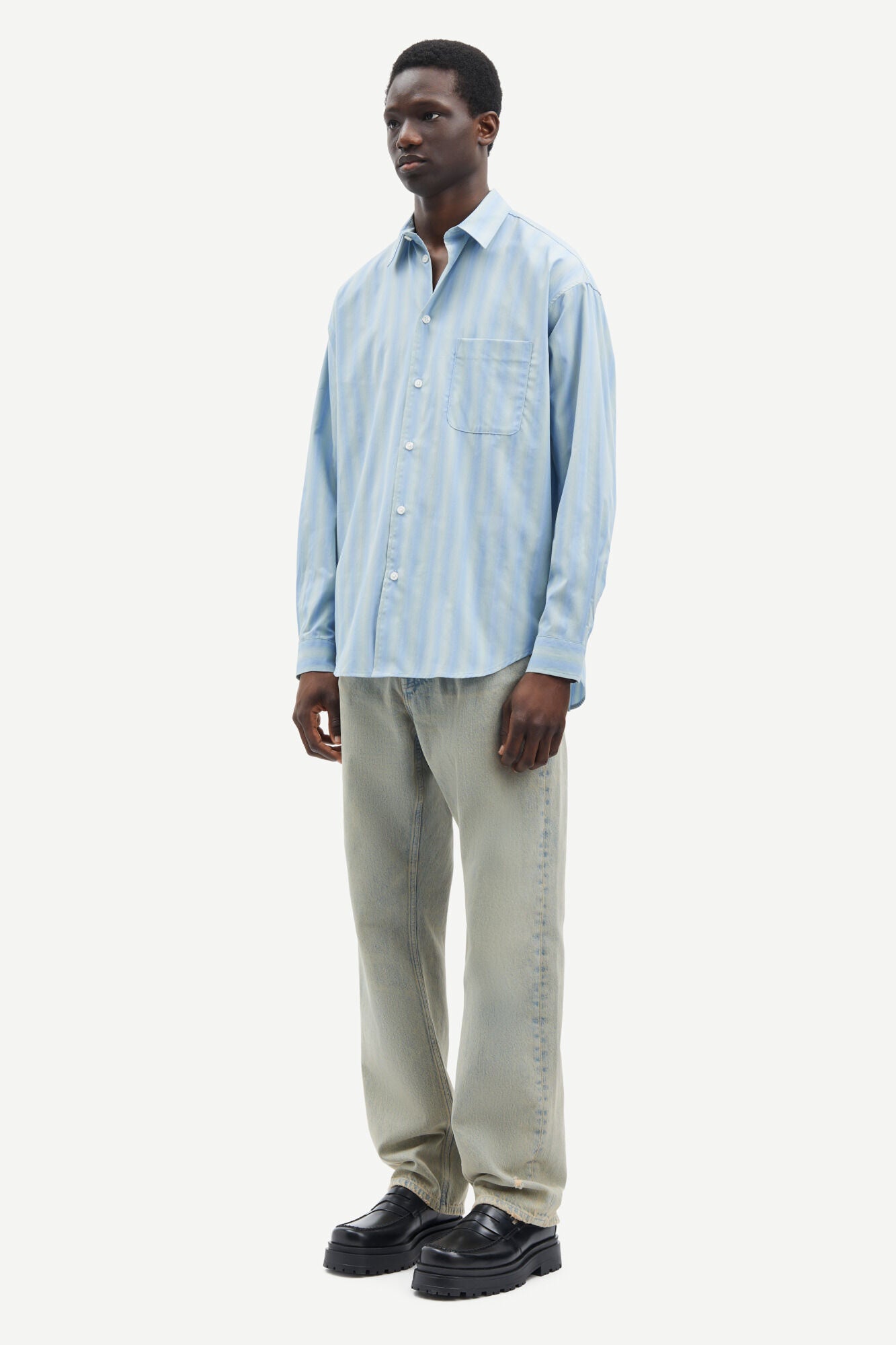 Luan J Shirt 13082 Light Blue Fade
