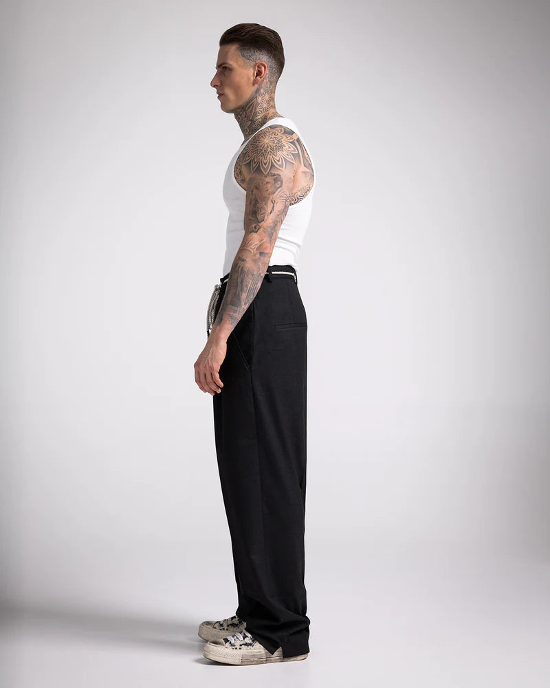 Monte Relaxed Dress Pants Black