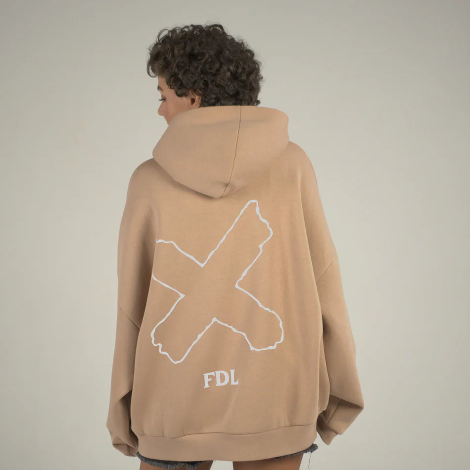 New Jersey Oversized Hoody Bronze