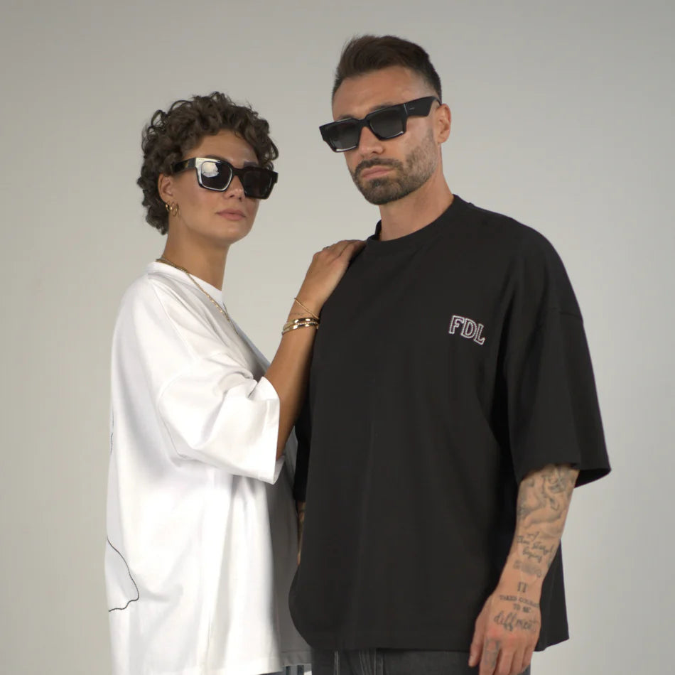 New York Oversized Tee White