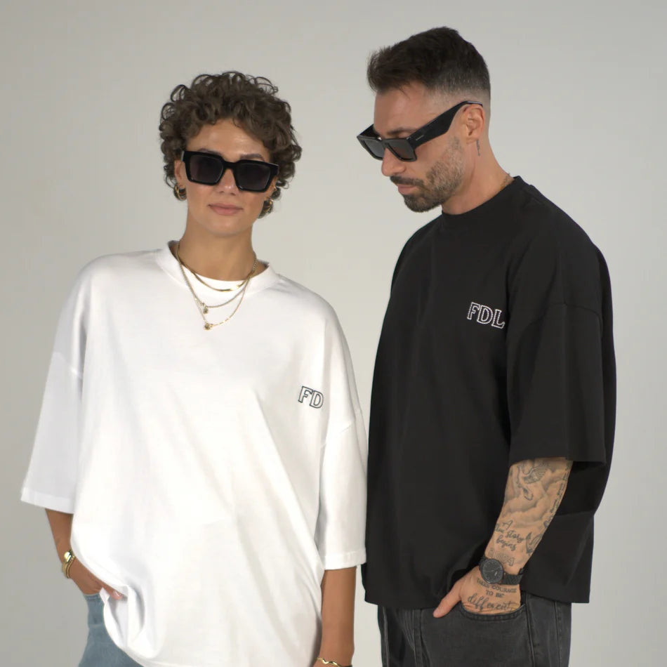 New York Oversized Tee White