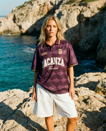 Lade das Bild in den Galerie-Viewer, Vacanza Soccer Jersey Burgundy
