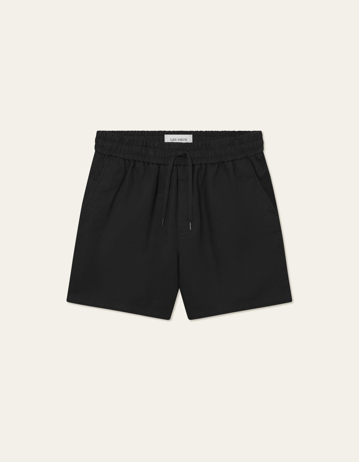 Otto Linen Shorts Black