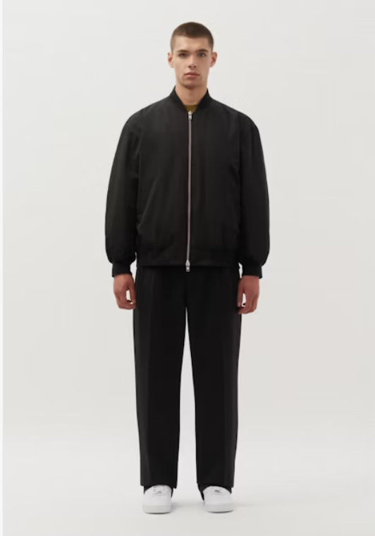 Padded Bomber Black