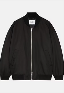 Padded Bomber Black