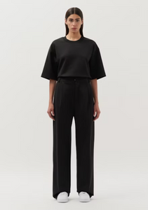 Studio Pleated Pants Black
