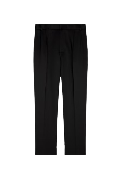 Studio Pleated Pants Black