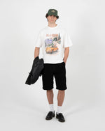 Lade das Bild in den Galerie-Viewer, Podium Double Pleated Shorts Black
