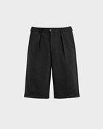 Lade das Bild in den Galerie-Viewer, Podium Double Pleated Shorts Black
