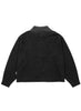 Double Layered Turtleneck Cardigan Charc