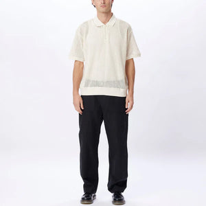 Rolling Button-Up Polo Unbleached