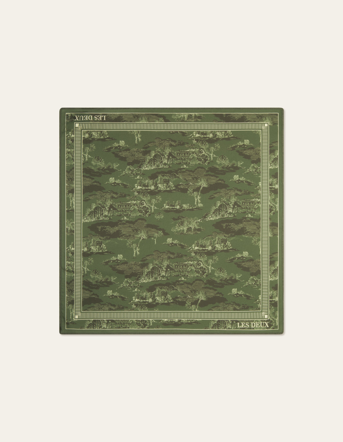 Ruins Neckercheif Chive Green/Sun