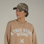 Lade das Bild in den Galerie-Viewer, Sweatshirt Sacramento Camel
