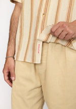 Lade das Bild in den Galerie-Viewer, Short Sleeved Cuban Shirt Orange
