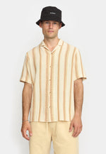Lade das Bild in den Galerie-Viewer, Short Sleeved Cuban Shirt Orange

