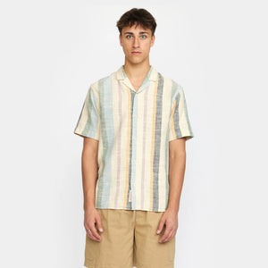 Short Sleeved Cuban Shirt Dustgreen