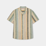 Lade das Bild in den Galerie-Viewer, Short Sleeved Cuban Shirt Dustgreen
