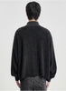 Double Layered Turtleneck Cardigan Charc