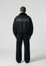 Lade das Bild in den Galerie-Viewer, Vortex Bomber Jacket Black
