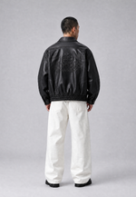 Lade das Bild in den Galerie-Viewer, Mercy Faux Leather Jacket Black
