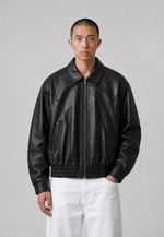 Lade das Bild in den Galerie-Viewer, Mercy Faux Leather Jacket Black
