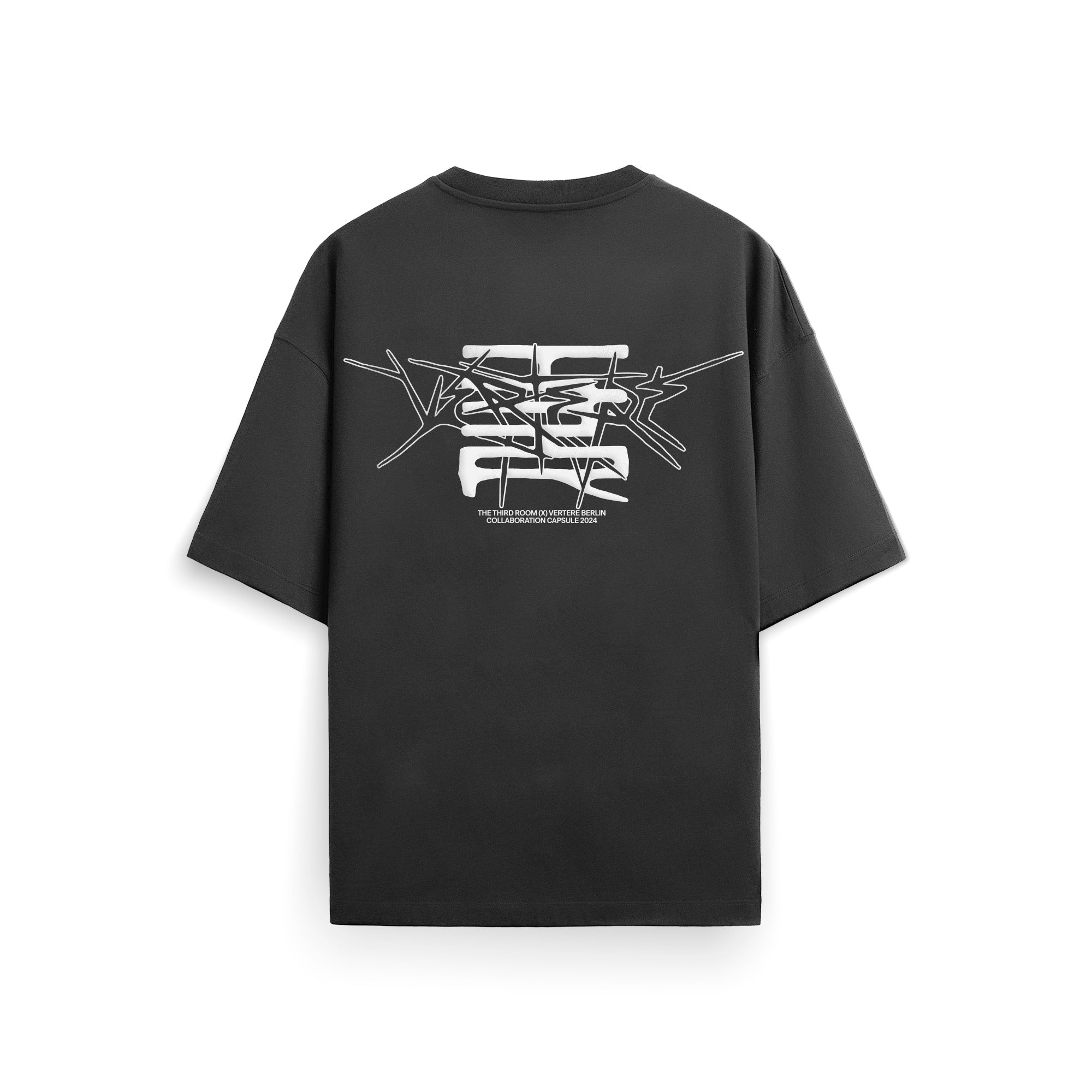 T3R X Vertere Spikes Tee Washed Black