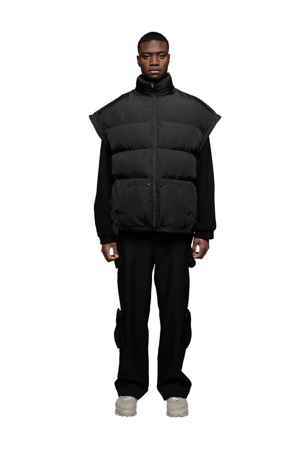 Functional Puffer Vest/Jacket Black