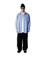 Lade das Bild in den Galerie-Viewer, Brooks Lion Shirt Light Blue
