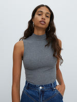 Lade das Bild in den Galerie-Viewer, Kaori Top Grey
