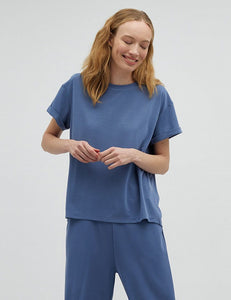 Bosko Amana T-Shirt Blue Horizon
