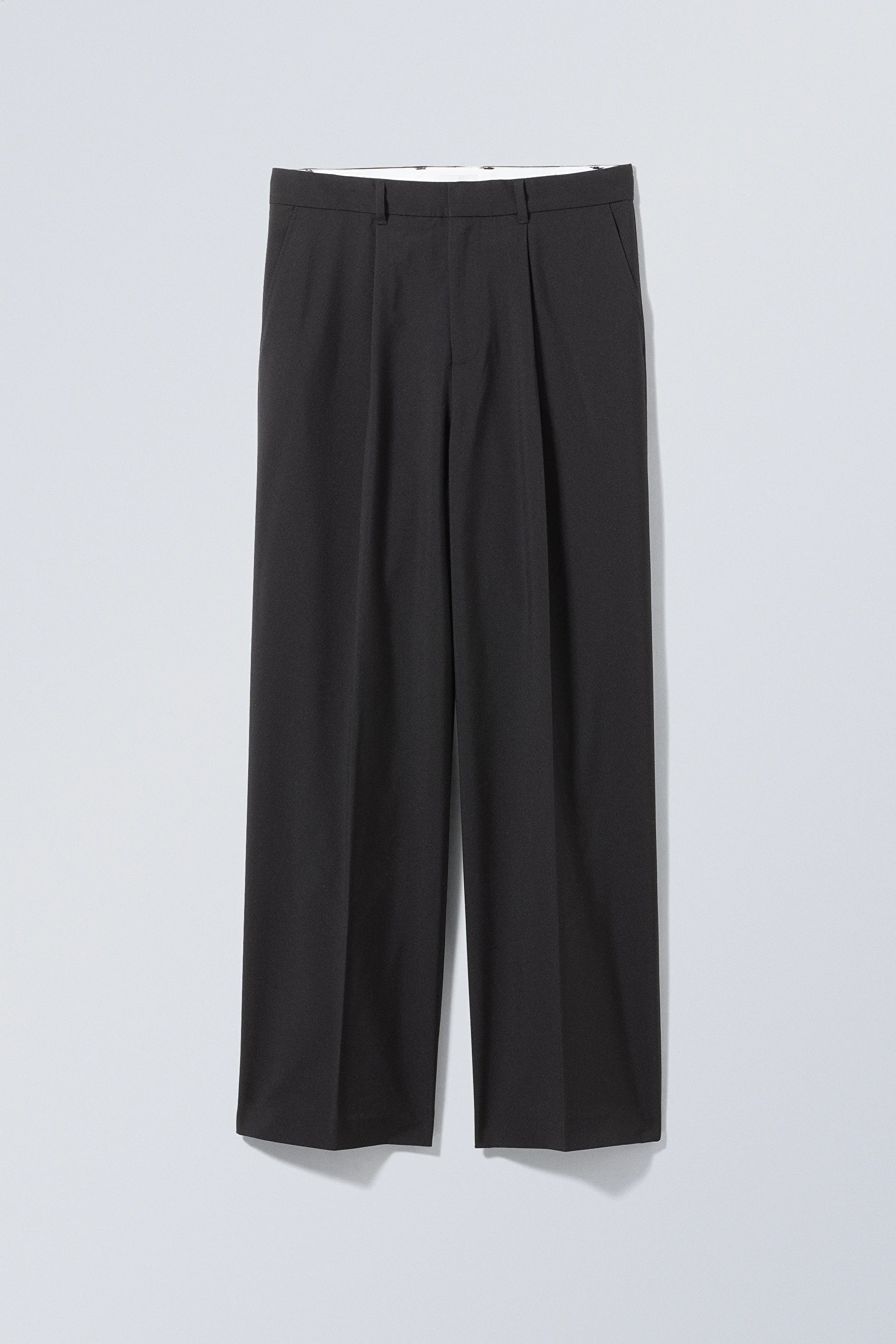 Uno Loose Suit Trousers Black