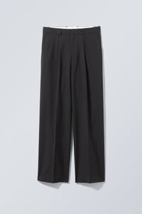 Uno Loose Suit Trousers Black