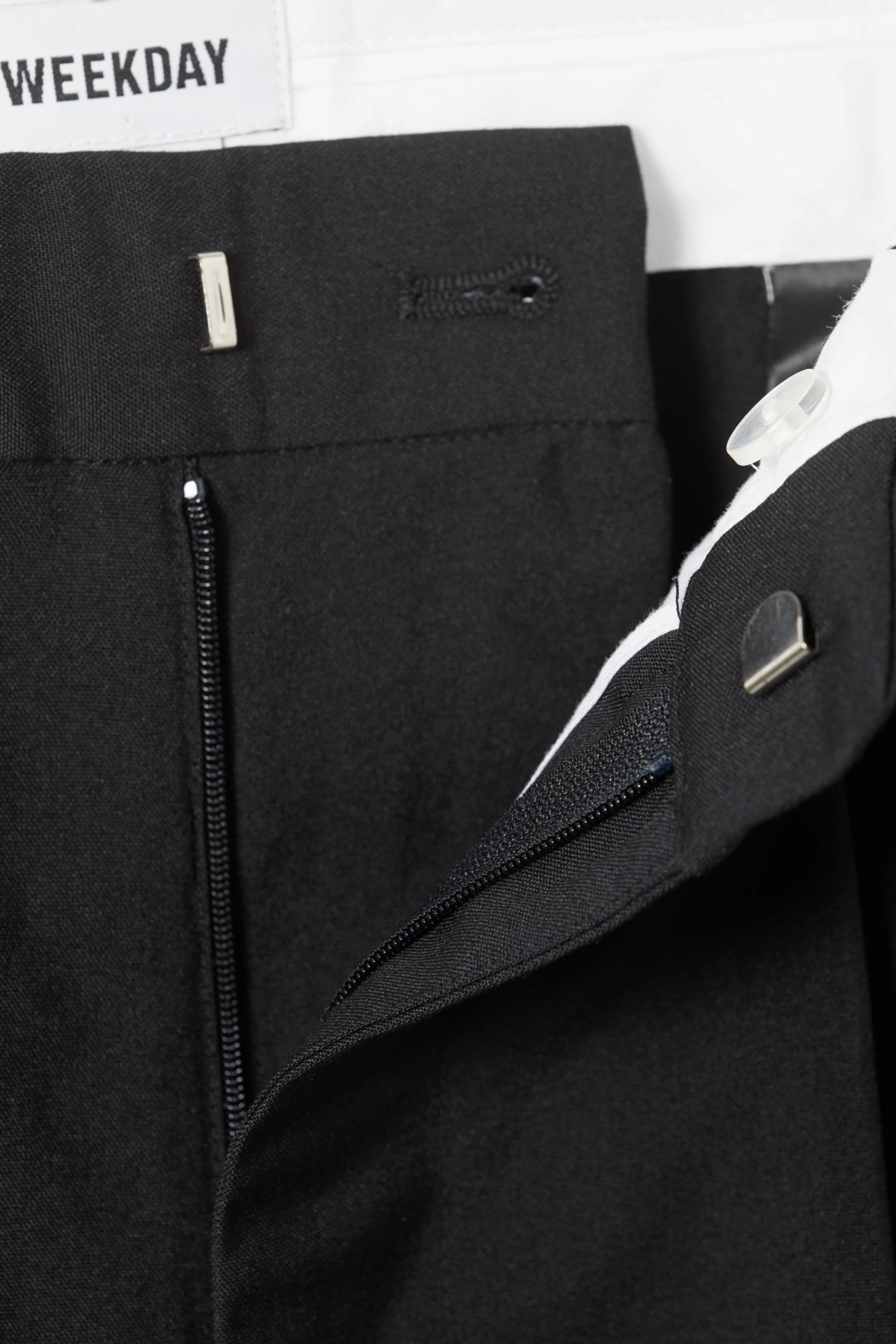 Uno Loose Suit Trousers Black